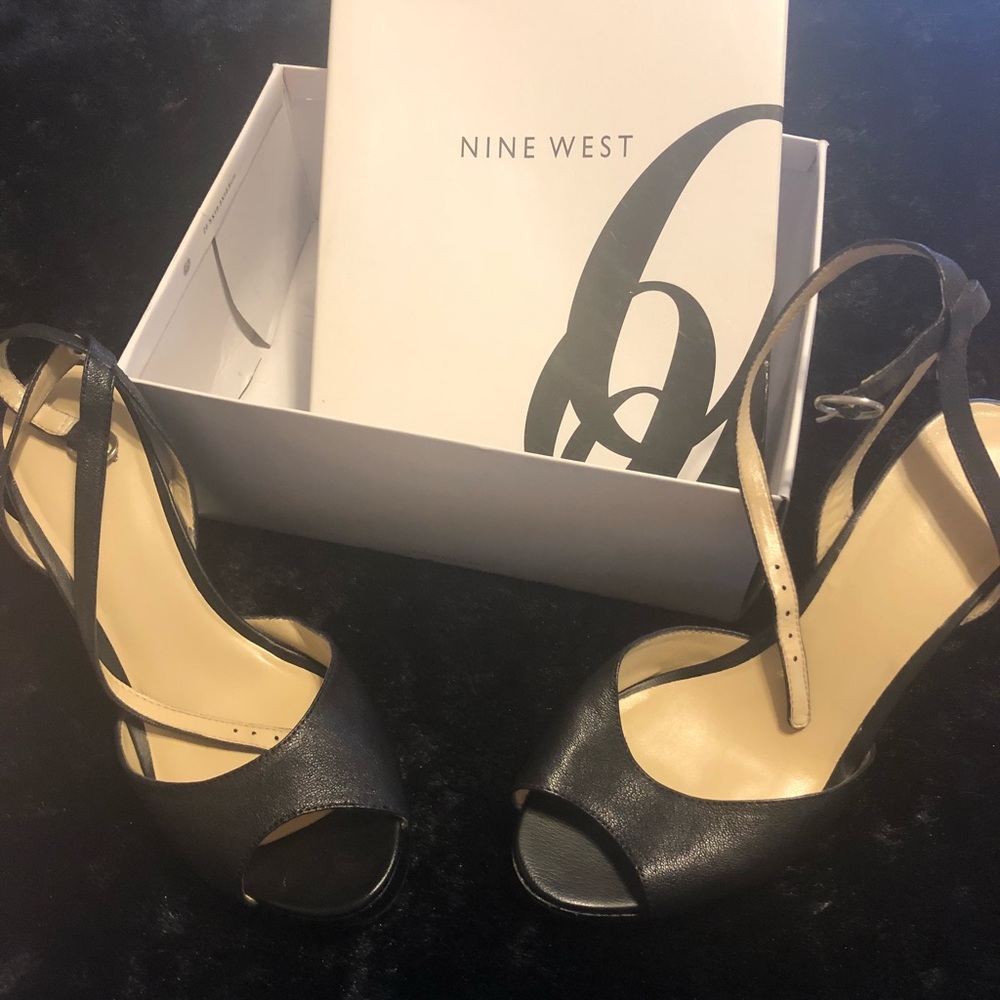 Black Heeled Sandals